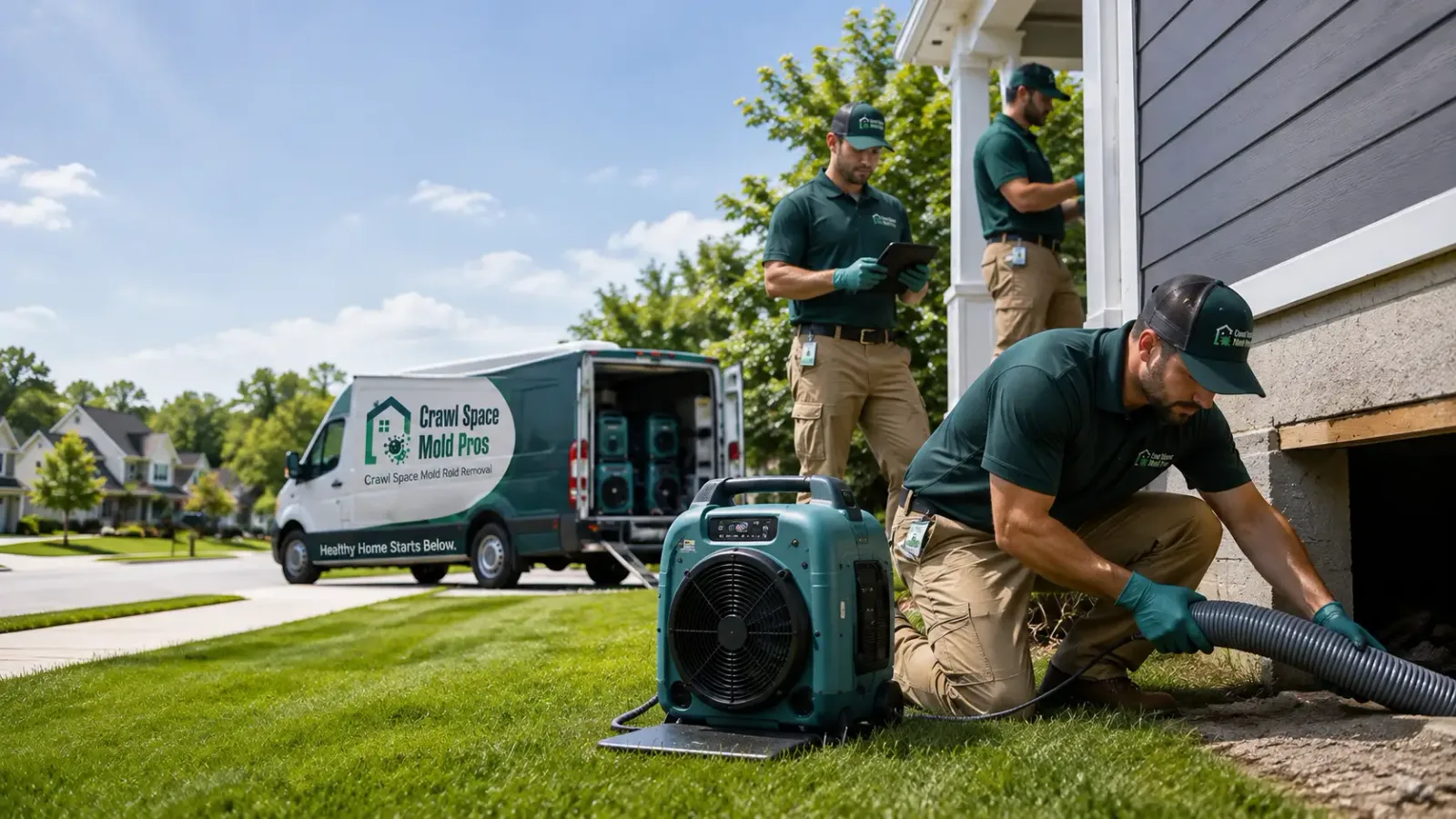 Crawl Space Mold Removal in Borger, TX